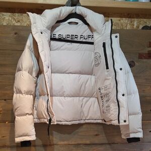 Aritzia White Puffer Jacket